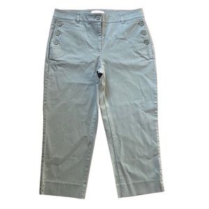 Talbots Skimmer Pant With Button Pocket Detail